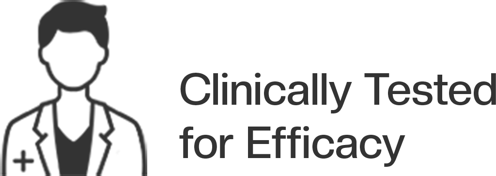 Clinically Tested For Efficacy