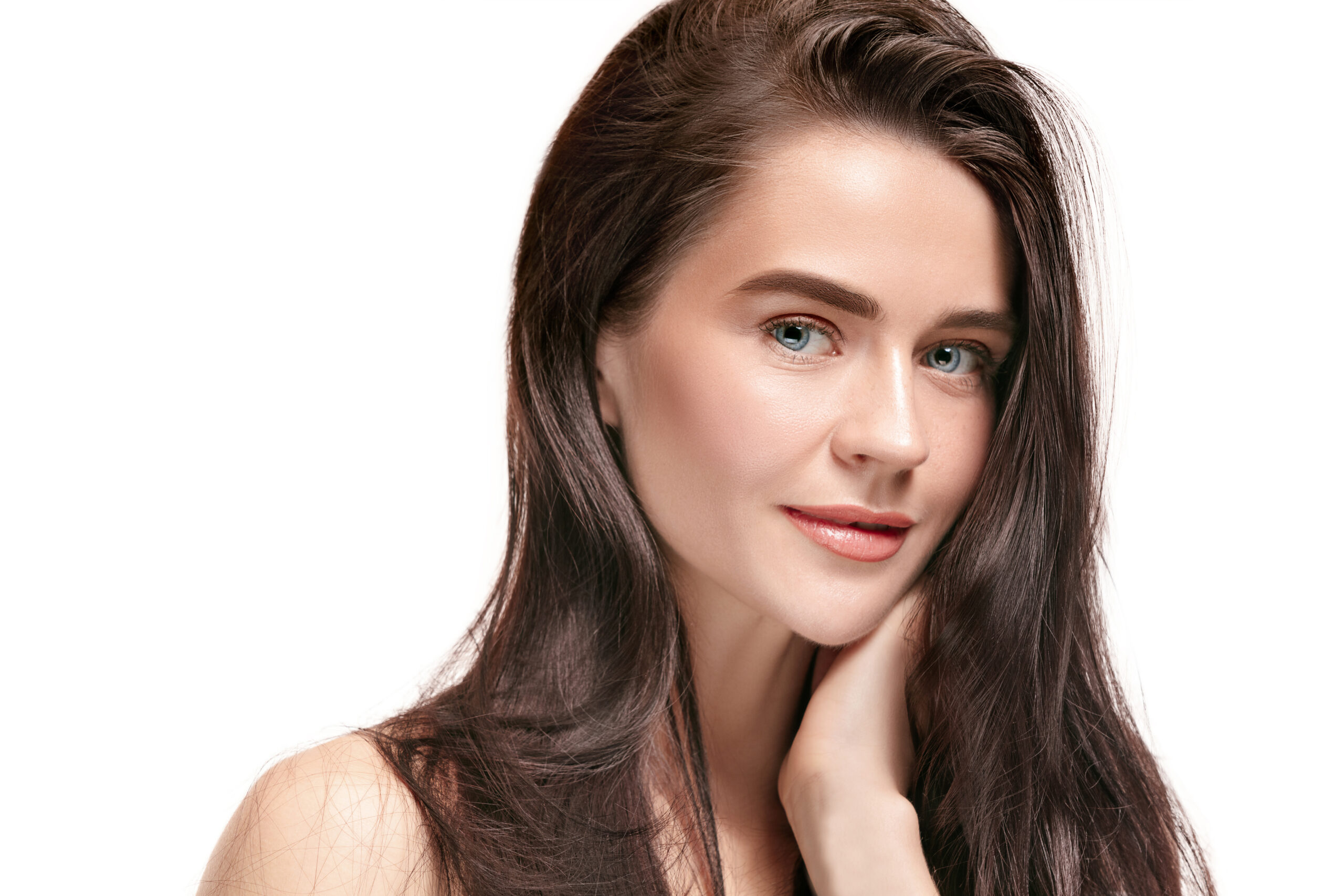 Beautiful female face. Perfect skin